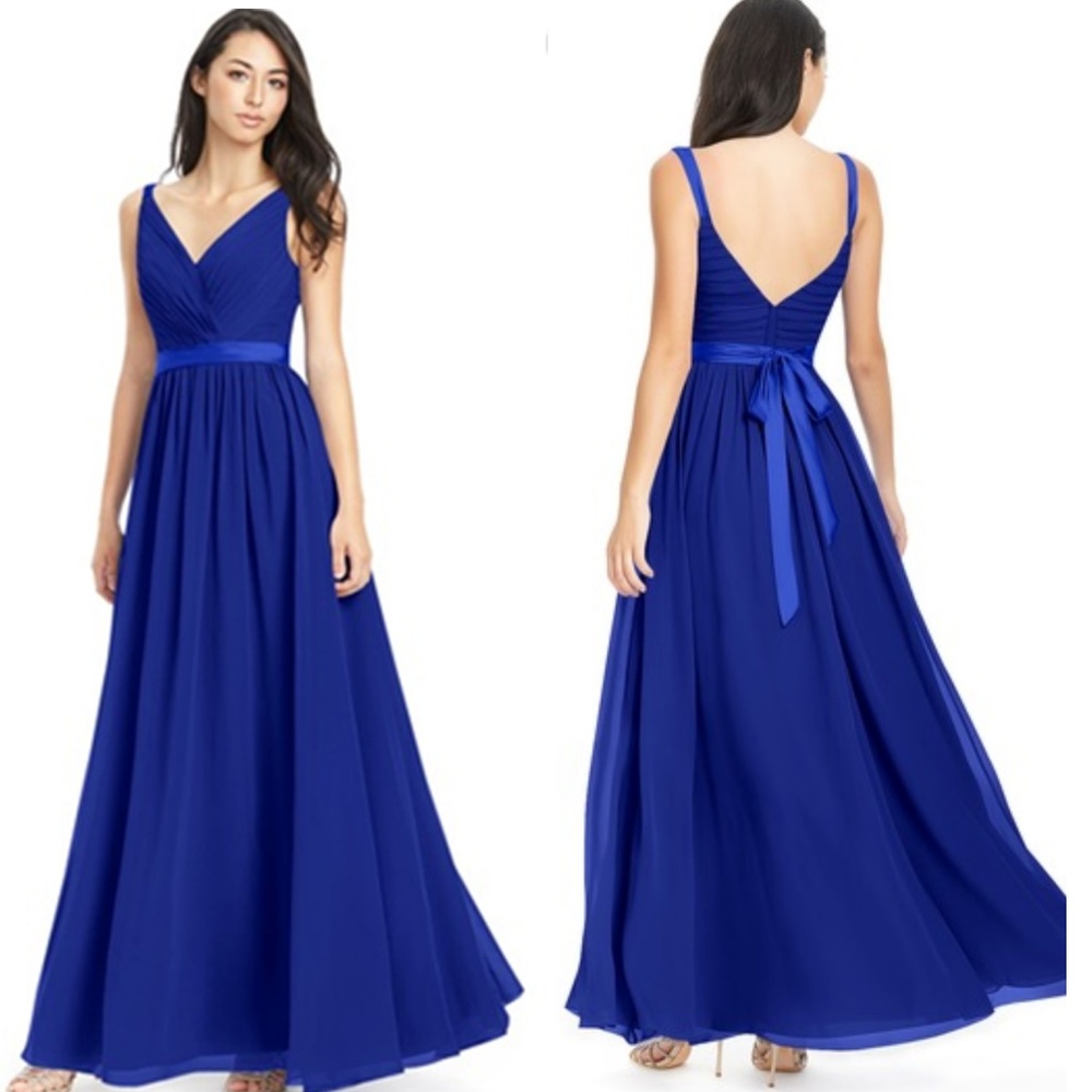 Azazie Bridesmaids dress, Royal Blue, 12P